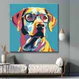 Pop-Art Hund - Malen nach Zahlen