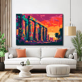 Akropolis Athen Malen nach Zahlen