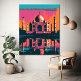 Taj Mahal Pop-Art Malen nach Zahlen - Versand aus DE