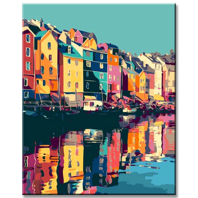 LeinwandKunst im Vintage-Stil  Zeitlose und Nostalgische Motive als Bilderwand, 4-teilig