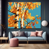 Yellow Birch Tree - Malen nach Zahlen