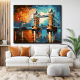 Malen nach Zahlen Illustration Tower Bridge London