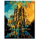 La Sagrada Família Malen nach Zahlen - Versand aus DE