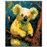 Koala im Stil von Vincent van Gogh - Malen nach Zahlen