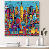 New York City Skyline - Malen nach Zahlen