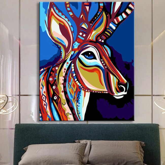 Malen nach Zahlen Reindeer Set | Kunst von Picasso inspiriert