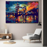 Illustration Tower Bridge London - Malen nach Zahlen