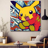 Pikachu Pokemon Kindermotiv Malen nach Zahlen