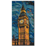 Big Ben im Van Gogh-Stil - Malen nach Zahlen