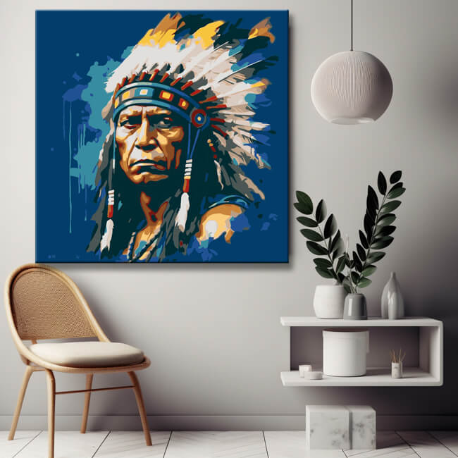 Indian Elegant - Malen nach Zahlen