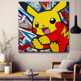 Pikachu Pokemon Kindermotiv Malen nach Zahlen