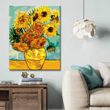 Malen nach Zahlen Meister van Gogh Sonnenblumen