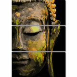 Malen nach Zahlen Schlafender Buddha Tradition - 3-teilig (Triptychon)