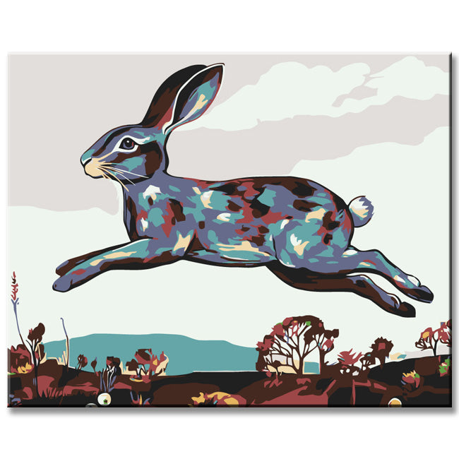 Malen nach Zahlen schneller hase