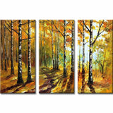 Malen nach Zahlen Birkenwald MNZ-SS-094 - 3-teilig (Triptychon)