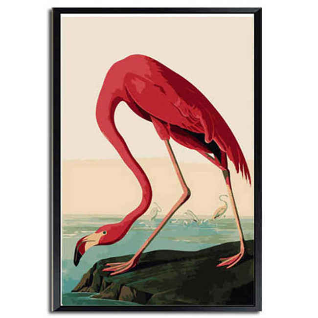 Malen nach Zahlen Flamingo