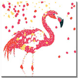 Malen nach Zahlen Tiere Flamingo punktuell