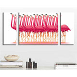 Malen nach Zahlen Flamingo Ballet - 3-teilig (Triptychon)-SS-591-3-teilig